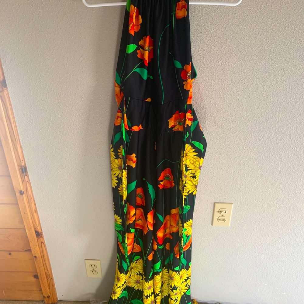 Vintage poppy jumpsuit s/xs